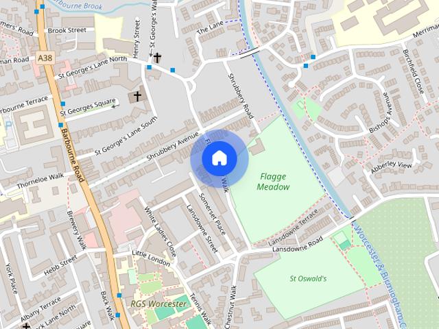 Flag Meadow Walk, Worcester, Worcestershire, WR1