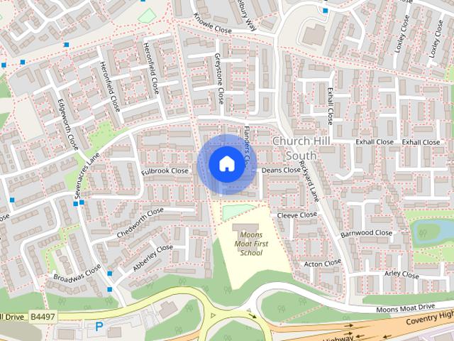Flanders Close, Church Hill South, Redditch