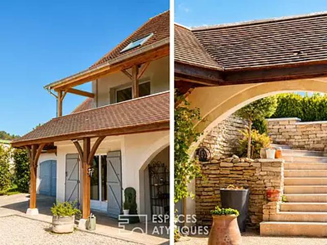 Fleurey sur Ouche 21410 Achat / Vente maison 8 pièces t8 au dernier étage piscine
