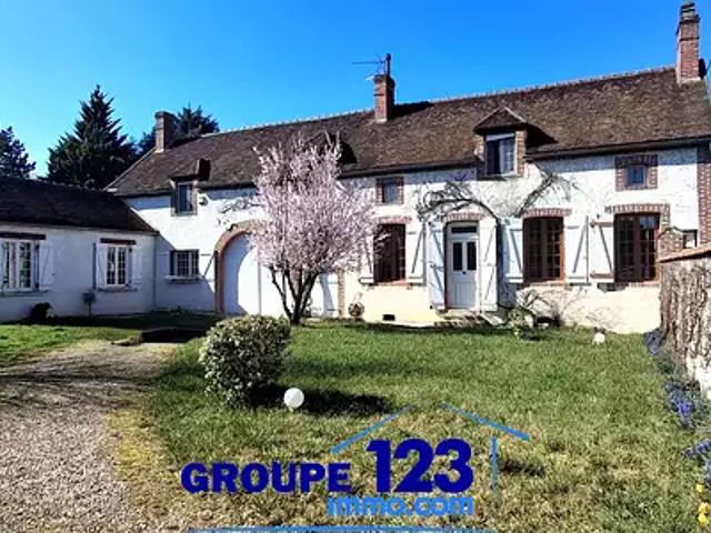Fleury la Vallée 89113 Achat / Vente maison 6 pièces t6 jardin terrasse