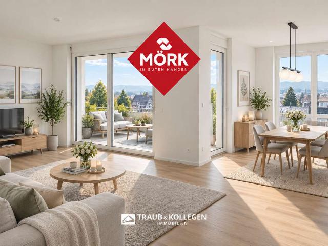 Flexible 3 oder 4 Zimmer Wohnung mit Gäste WC zentral in Winnenden!