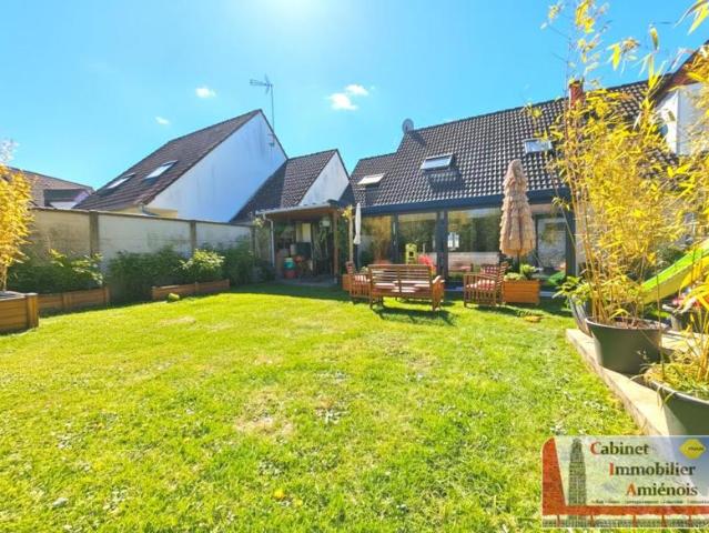 Flesselles: pavillon 140m2 avec jardin