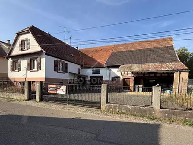 Froeschwiller 67360 Achat / Vente maison 4 pièces t4