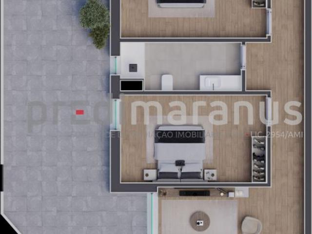 Fração M ATRIUM T3 com jardim