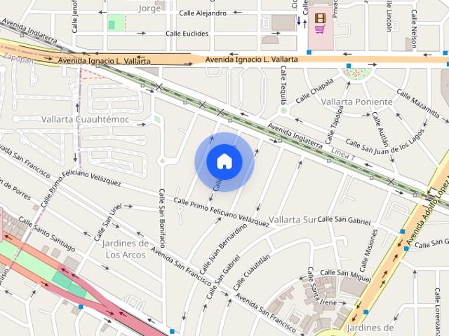 Fracc. Vallarta sur 3 Habitaciones 2 Niveles