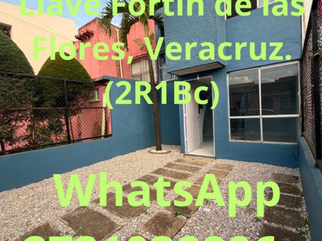 Fracc. Villas de la Llave Fortín de las Flores, Veracruz. 2R1Bc