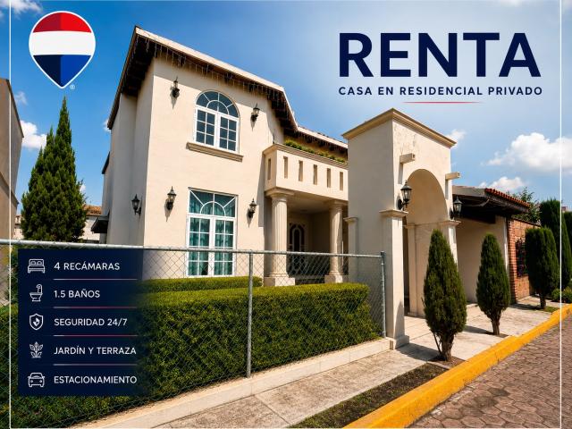 FRACC RESIDENCIAL SANTA CLARA LERMA – RENTA DE CASA