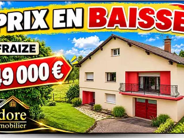 Fraize 88230 Achat / Vente maison 7 pièces t7