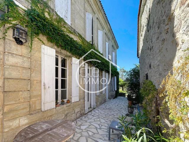 Francs: Propriété de charme en pierre 336m² Francs