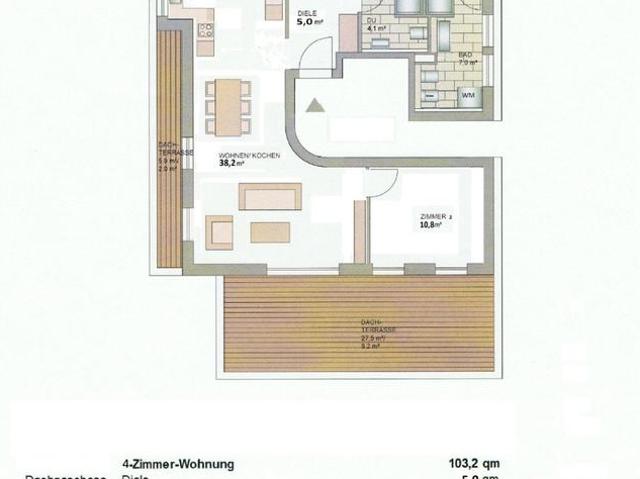Frankfurt, 4 Zi. Penthouse Wohnung, von privat