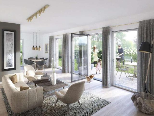 Frankfurt Oberrad/Offenbach Westend: Idyllische Gartenwohnung