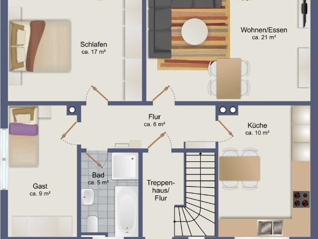 Freuen Sie sich auf ein frisch saniertes Zuhause Erdgeschosswohnung mit Einbauküche in Friesoythe
