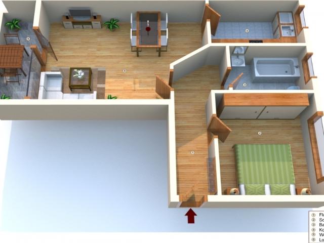 Freundliche 2 Zimmer Wohnung in Marburg