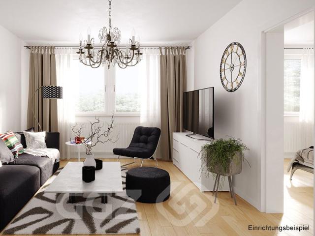 freundliche 3 Raumwohnung