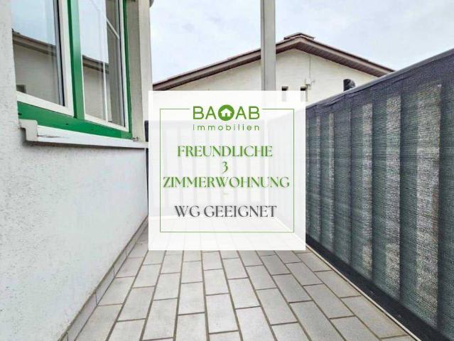 TOP WG MÖGLICHKEIT 3 ZIMMER WOHNUNG ZENTRALE LAGE BALKON