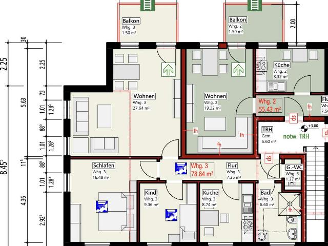Freundliche 3 Zimmer Wohnung mit gehobener Innenausstattung mit EBK in Rietberg