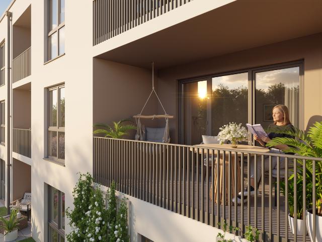 Freundliche Ostwohnung mit Morgensonne in LEVANA