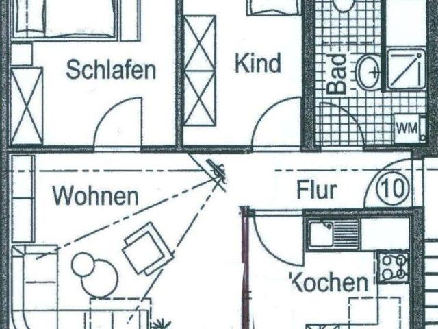 Frei ab SOFORT TOP Ausstattung Bad mit Fenster !