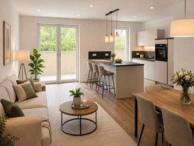 Frei ab sofort stillvolle Maisonettewohnung im Erdgeschoss Haus im Haus