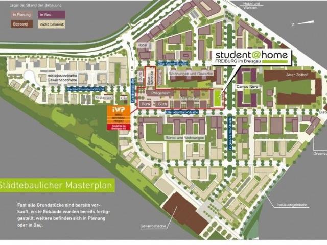 Freiburg Luxus Neubau/ NUR f. Studierende 1 ZW in Spitzengestaltung! Clubraum u. mehr! Frei 1.2.26