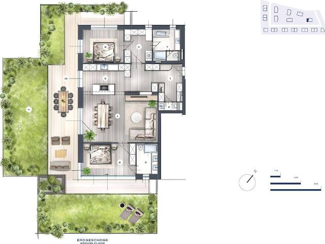 Freie Sicht auf den Wilden Kaiser und Kitzbühler Horn 120m² Wohntraum mit Garten und Terrasse