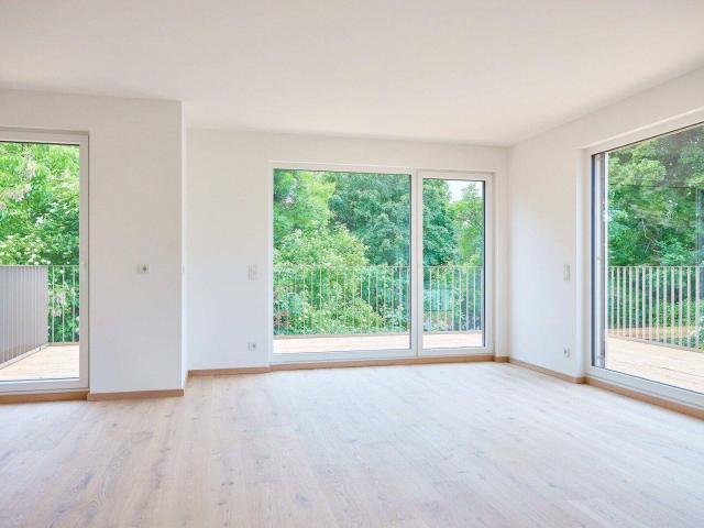 Freier Grünblick & Balkon – moderner Neubau Erstbezug