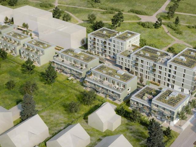 freifinanzierte Neubauwohnung im Grünen