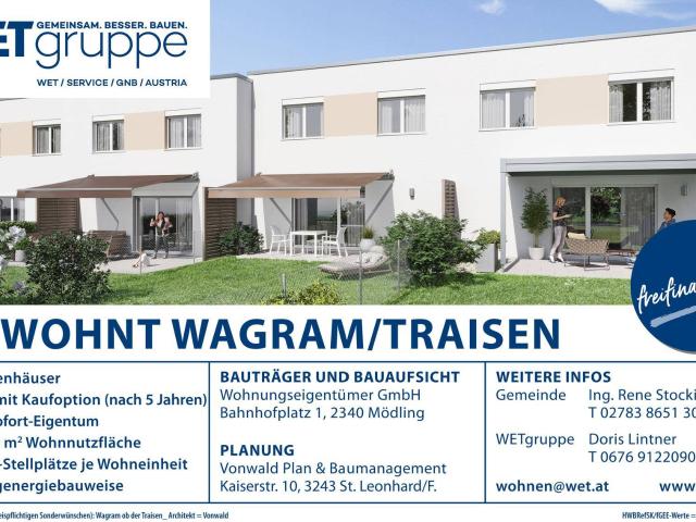 Freifinanzierte Reihenhäuser | Miete mit Kaufoption oder Sofort Eigentum