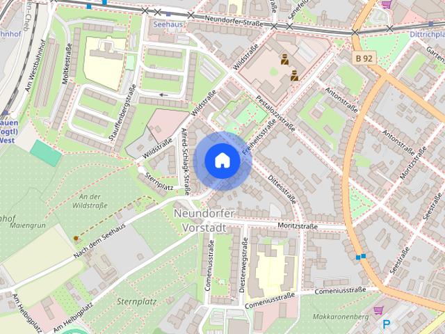Freiheitsstr. 10, Wohnung 4 ~~~ Einbauküche, offene Küche zum Wohnzimmer, Balkon, Bad mit Badewanne, Keller