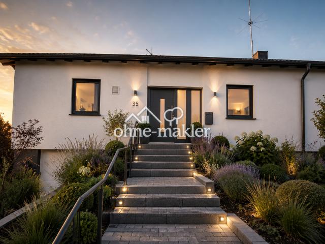 Freistehender Bungalow auf 669 m² · Bach & Feldrandlage · außergewöhnliches Potenzial!