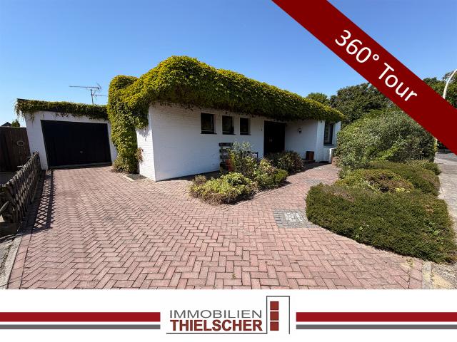 Freistehender Bungalow in Übach mit Vollkeller, Garage, Terrasse und Garten am Sackgassenende