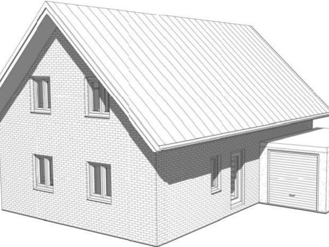 Freistehendes massives Einfamilienhaus mit Garage und Garten