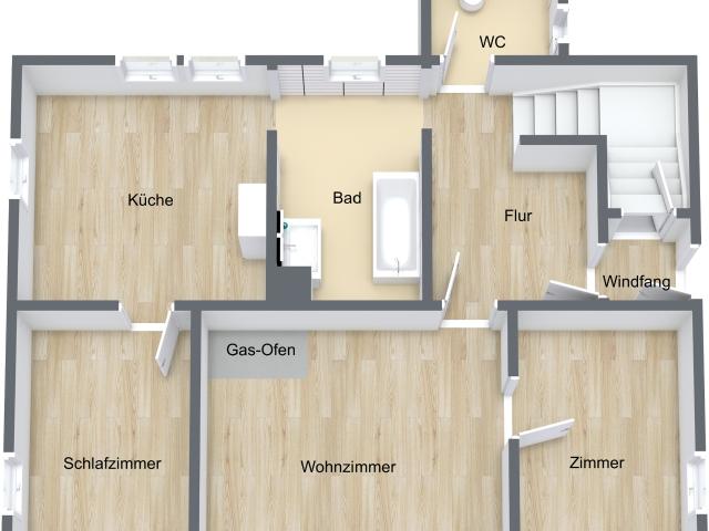 Freistehendes Einfamilienhaus