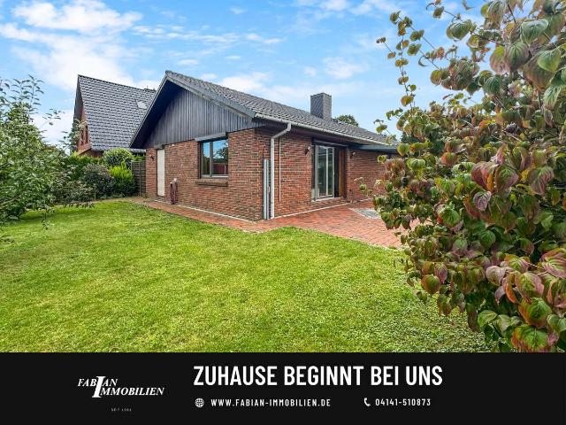 Freistehendes Einfamilienhaus mit eigenem Garten in Apensen