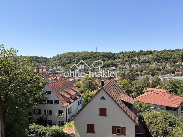 Freistehendes Haus mit Blick auf Hall, großer Garten