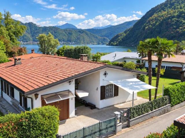 Freistehendes Haus mit großer Gartenoase – am Luganer See!
