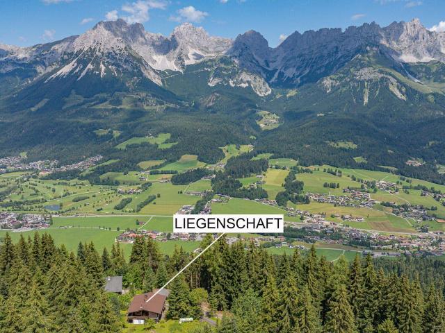 Freizeitwohnsitz mit unverbaubarem Kaiserblick Ski in / Ski out