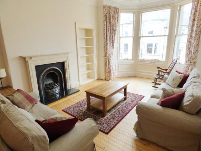 Freshly redecorated impressive two bedroom apartment benefiting from stylish furnishings throughout and located in one of Edinburgh's most sought after locations