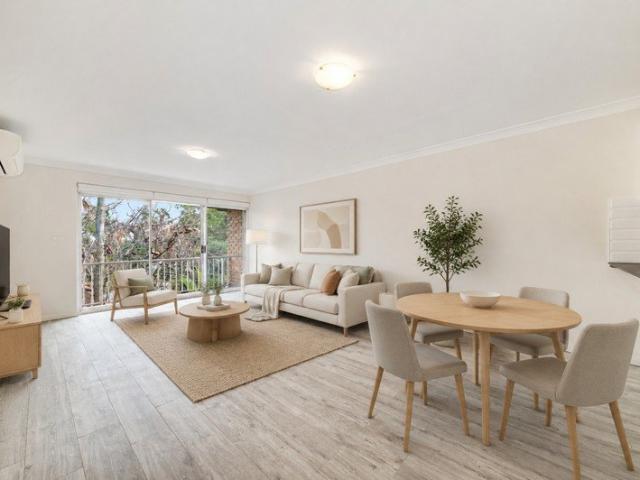 Freshly renovated apartment with leafy park outlook