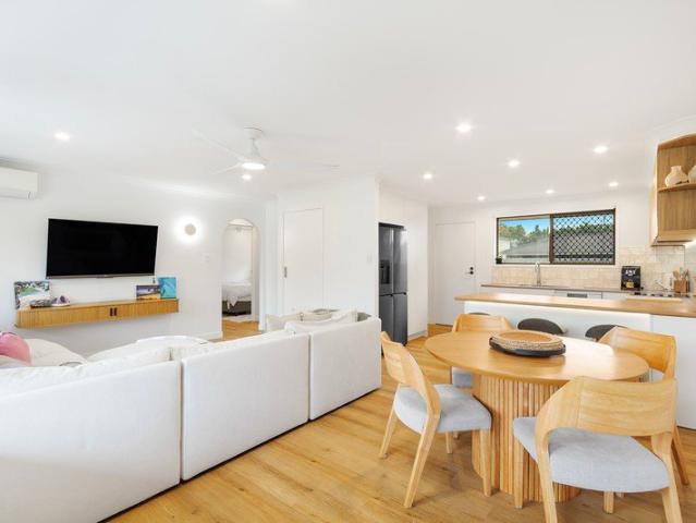 Freshly renovated, light filled living