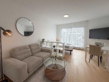 Freshly renovated studios in the heart of Ahuntsic. Modern finishes, bright open layouts, and steps from Fleury Street's