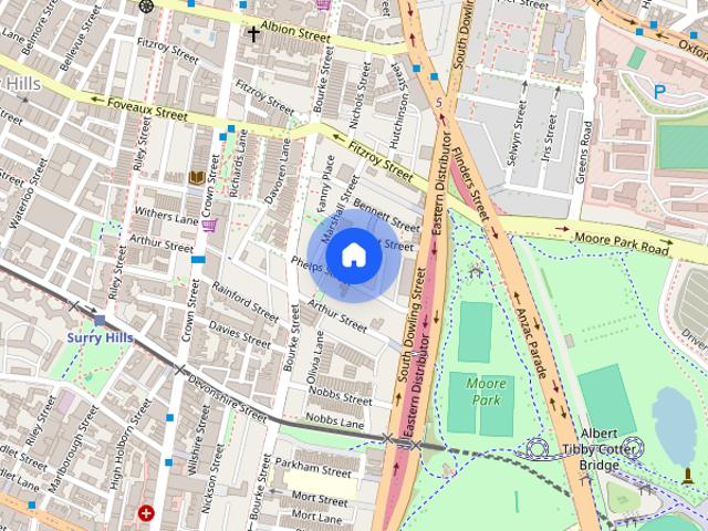 Freshly Updated Two Bedroom Terrace in Surry Hills