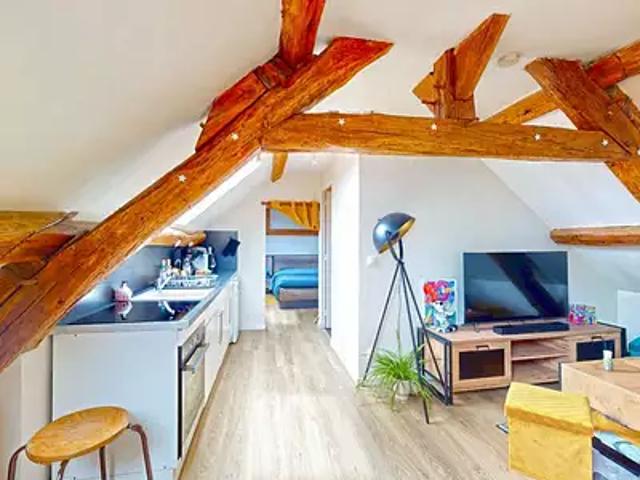 Fresnoy en Thelle 60530 Achat / Vente appartement 2 pièces t2 au dernier étage