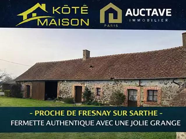 Fresnay sur Sarthe 72130 Achat / Vente maison 3 pièces t3 au dernier étage