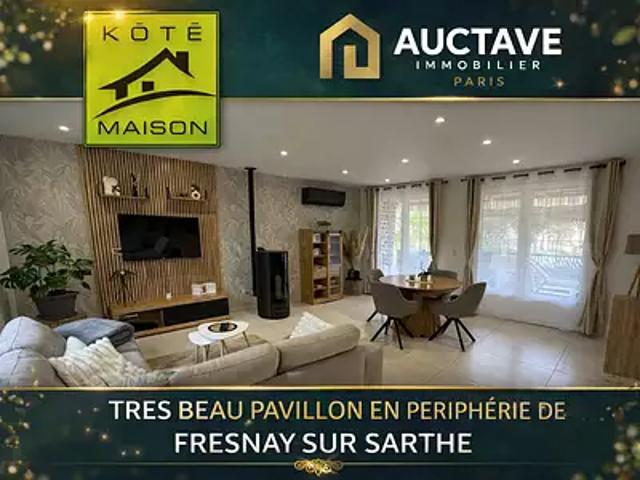 Fresnay sur Sarthe 72130 Achat / Vente maison 5 pièces t5 au dernier étage