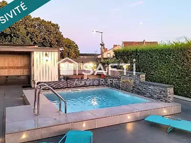 Fresnes en Saulnois 57170 Achat / Vente maison 8 pièces t8 piscine terrasse