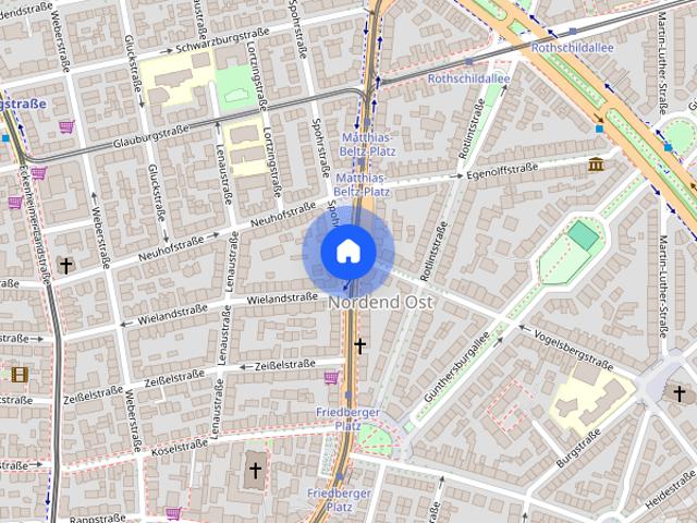 Friedberger Landstr. 105, 60318 Frankfurt am Main OT Nordend West
