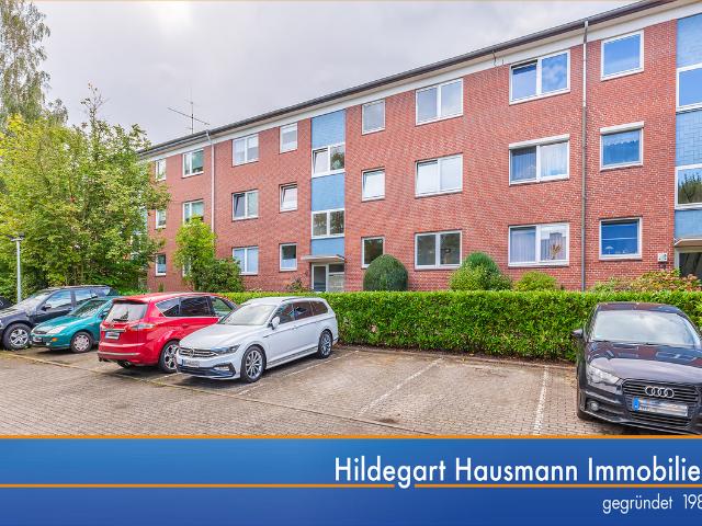 Frisch gemacht, schön gewohnt – 3 Zimmer mit sonnigem Balkon in Hamburg Schnelsen!: Hausmann Makler