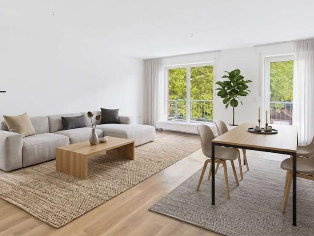 Frisch modernisiert am Skulpturenpark: 3 Zimmer, Balkon & TG