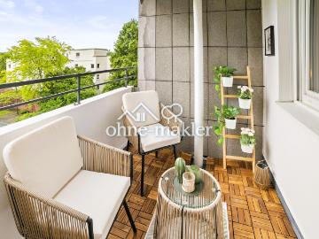 FRISCH MODERNISIERT – BARRIEREARME 3,5 ZI. WOHNUNG MIT LOGGIA IM DUISBURGER SÜDEN  provisionsfrei